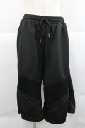 REFLEM / メッシュ切替ハーフワイドパンツ  黒 I-25-12-27-124-PU-PA-SA-ZI