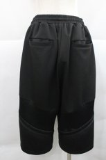 画像2: REFLEM / メッシュ切替ハーフワイドパンツ  黒 I-25-12-27-124-PU-PA-SA-ZI (2)
