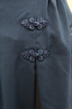 画像3: axes femme / サイド切替チャイナ釦パンツ  ネイビー I-25-12-27-125-AX-PA-SA-ZI