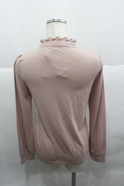 画像2: axes femme / スタンドフリルブラウス風PO  ピンク I-25-12-27-025-AX-TO-SA-ZI