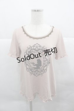 画像1: axes femme / アリスpt Tシャツ  ピンク I-25-12-27-026-AX-TS-SA-ZI