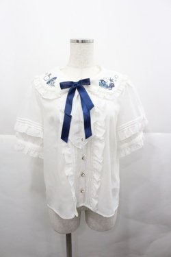 画像1: Amavel / Jerryfish Aquarium ブラウス  ブルー I-25-12-27-003-CA-BL-SA-ZI