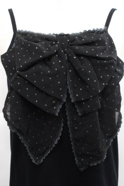 画像3: axes femme / ドットBigリボンキャミ  クロ I-25-12-27-034-AX-TO-SA-ZI