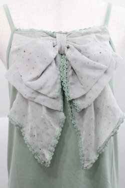 画像3: axes femme / ドットBigリボンキャミ M グリーン I-25-12-27-035-AX-TO-SA-ZI