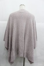 画像2: axes femme / ハイネックニットポンチョ  ピンク I-25-12-29-054-AX-TO-SA-ZT566 (2)