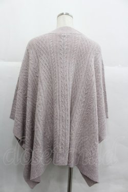 画像2: axes femme / ハイネックニットポンチョ  ピンク I-25-12-29-054-AX-TO-SA-ZI