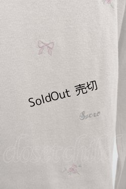 画像3: axes femme / 刺繍カーディガン  ピンク I-25-12-29-055-AX-TO-SA-ZT565