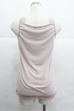 画像2: axes femme / フラワーレースタンク  アワピンク I-25-12-29-058-AX-TO-SA-ZI