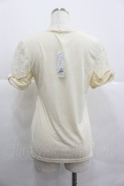 画像2: axes femme / 袖リボンインナープルオーバー M キナリ I-25-12-29-007-AX-TO-SA-ZI