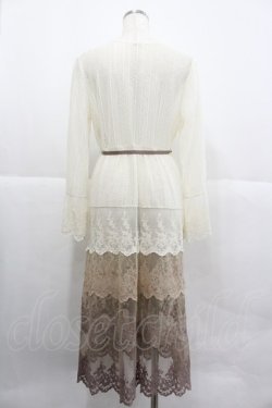 画像2: axes femme / グラデーションレースガウン M キナリ I-25-12-29-074-AX-TO-SA-ZI