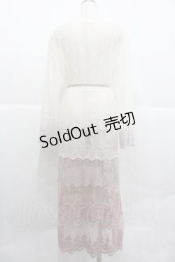 画像2: axes femme / グラデーションレースガウン M ピンク I-25-12-29-075-AX-TO-SA-ZT0105K