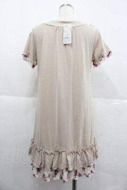 画像2: axes femme / 花柄レースブロッキングチュニ M ベージュ I-25-12-29-077-AX-OP-SA-ZI