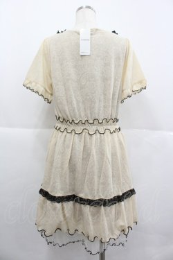 画像2: axes femme / カットジャガードチュニック M キナリ I-25-12-29-079-AX-OP-SA-ZI