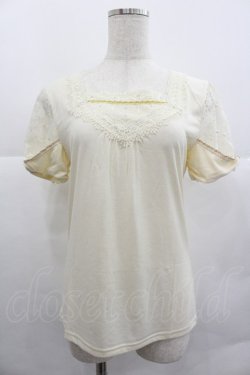 画像1: axes femme / 袖リボンインナープルオーバー M キナリ I-25-12-29-017-AX-TO-SA-ZI