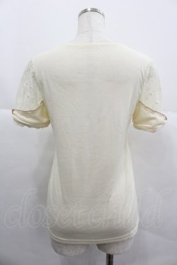 画像2: axes femme / 袖リボンインナープルオーバー M キナリ I-25-12-29-017-AX-TO-SA-ZI