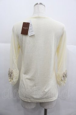 画像2: axes femme / リボン&蝶袖インナーPO M キナリ I-25-12-29-022-AX-TO-SA-ZI