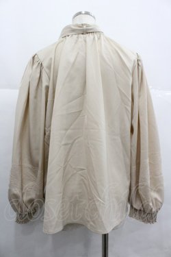 画像2: axes femme / ギャザーデザイン2WAYブラウス L ベージュ I-25-12-29-029-AX-BL-SA-ZT566