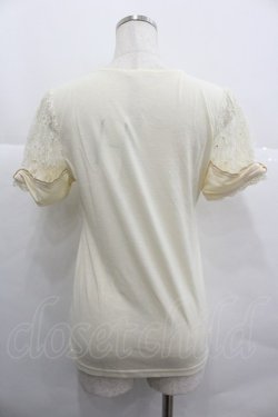 画像2: axes femme / 袖リボンインナープルオーバー M キナリ I-25-12-29-033-AX-TO-SA-ZI