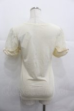 画像2: axes femme / 袖リボンインナープルオーバー M キナリ I-25-12-29-034-AX-TO-SA-ZT563 (2)