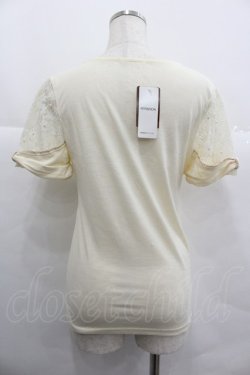 画像2: axes femme / 袖リボンインナープルオーバー M キナリ I-25-12-29-036-AX-TO-SA-ZI