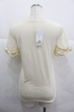 画像2: axes femme / 袖リボンインナープルオーバー M キナリ I-25-12-29-037-AX-TO-SA-ZI