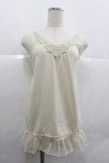 画像1: axes femme / フラワー&蝶ラメレースキャミ  キナリ I-25-12-29-039-AX-TO-SA-ZT563 (1)