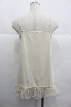画像2: axes femme / フラワー&蝶ラメレースキャミ  キナリ I-25-12-29-039-AX-TO-SA-ZI