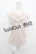 axes femme / 胸元モチーフホルターキャミ M アワピンク I-25-12-29-046-AX-TO-SA-ZT564