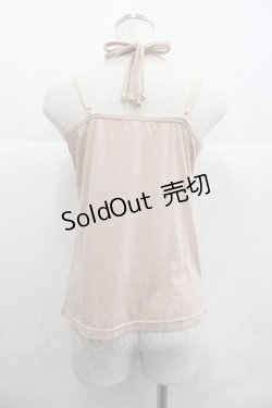 画像2: axes femme / 胸元モチーフホルターキャミ M アワピンク I-25-12-29-046-AX-TO-SA-ZT564