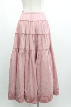 画像4: WONDERFUL WORLD / 裾ピコフリル段スカート  ピンク I-26-01-04-063-LO-SK-SA-ZI