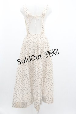 画像2: WONDERFUL WORLD / ミニローズ総柄サススカート  アイボリー I-26-01-04-065-LO-SK-SA-ZI