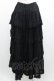 画像2: PINK HOUSE / 4段フリルスカート  黒 I-26-01-04-070-LO-SK-SA-ZI (2)