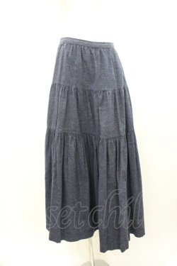 画像1: INGEBORG / デニムスカート M 青デニム I-26-01-04-074-LO-SK-SA-ZI