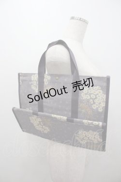 画像2: WONDERFUL WORLD / 雛菊ブーケ総柄スクエアバッグ  パープル I-26-01-04-084-LO-BG-SA-ZI