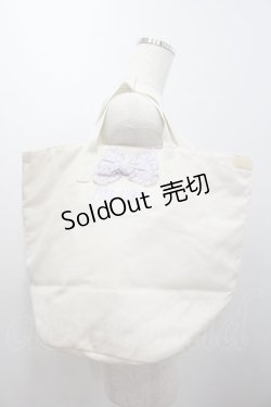 画像1: PINK HOUSE / 内側ドットバケツバッグ  白Ｘラベンダー I-26-01-04-085-LO-BG-SA-ZI