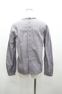 画像2: PINK HOUSE / すみれブーケ刺繍リボンブラウス  ラベンダー I-26-01-04-010-LO-BL-SA-ZI