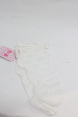 画像2: Angelic Pretty / プティガーデンクルー丈ソックス  白 I-26-01-04-096-AP-ZA-SA-ZI