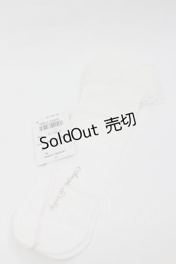 画像2: Angelic Pretty / Lacyクルー丈ソックス  白 I-26-01-04-099-AP-ZA-SA-ZI