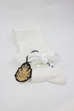画像1: ALICE and the PIRATES / A/Pトーションレースオーバーニーソックス  白 I-26-01-04-106-PA-ZA-SA-ZI