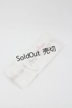 画像2: BABY,THE STARS SHINE BRIGHT / キラキラBABYロゴオーバーニーソックス  白Ｘゴールド I-26-01-04-115-BA-ZA-SA-ZI