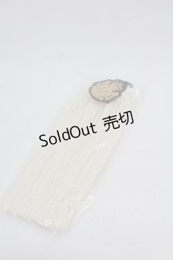 画像1: ALICE and the PIRATES / A/Pストライプシースルーオーバーニーソックス  生成り I-26-01-04-119-PA-ZA-SA-ZI