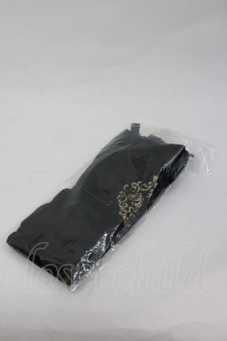 画像1: ALICE and the PIRATES / A/Pトーションレースオーバーニーソックス  黒 I-26-01-04-121-PA-ZA-SA-ZI