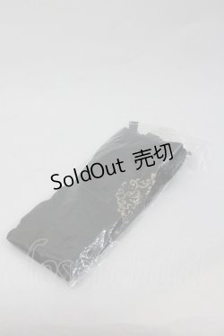 画像1: ALICE and the PIRATES / A/Pトーションレースオーバーニーソックス  黒 I-26-01-04-121-PA-ZA-SA-ZI