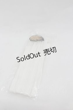 画像1: ALICE and the PIRATES / A/Pストライプシースルーオーバーニーソックス  白 I-26-01-04-124-PA-ZA-SA-ZI