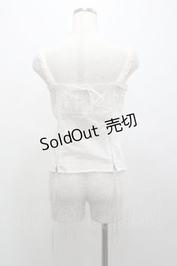 画像2: PINK HOUSE / ピコフリルピンタックブラウス  白 I-26-01-04-002-LO-BL-SA-ZI