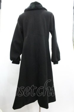 画像2: m petit by misako / AM*リボンコート L 黒 I-26-01-04-023-LO-CO-SA-ZI