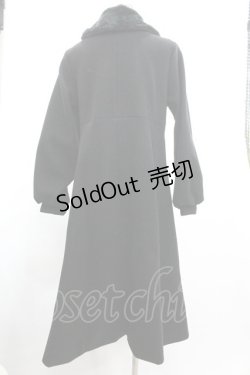 画像2: m petit by misako / AM*リボンコート L 黒 I-26-01-04-023-LO-CO-SA-ZI