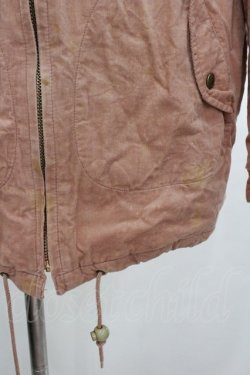 画像2: PINK HOUSE / さんたくまワッペンコーデュロイフードジャケット  ピンク I-26-01-04-027-LO-JA-SA-ZI