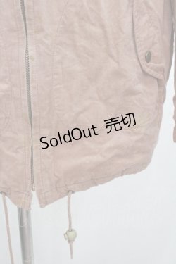 画像2: PINK HOUSE / さんたくまワッペンコーデュロイフードジャケット  ピンク I-26-01-04-027-LO-JA-SA-ZI