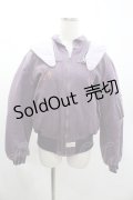 PINK HOUSE / サークルワッペンゼッケン付きフードブルゾン  パープル I-26-01-04-029-LO-JA-SA-ZI